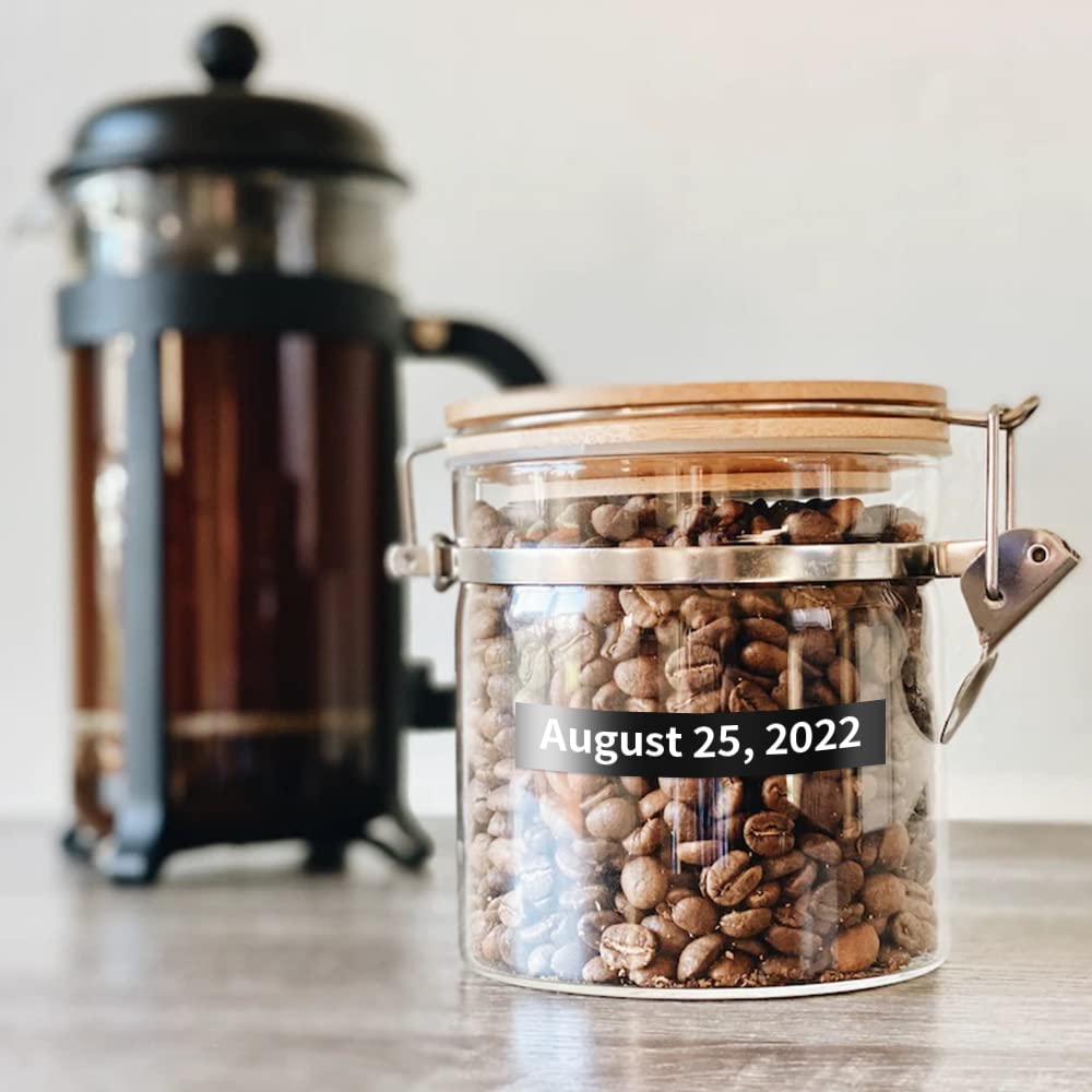 Oozmas Schriftband kompatible mit Dymo D1 Weiß auf Schwarz 45021 12mm x 7m, Etikettenband kompatible für Dymo LabelManager LM160 LM210D LM260P LM280 LM360D LM420P, 3er-Pack