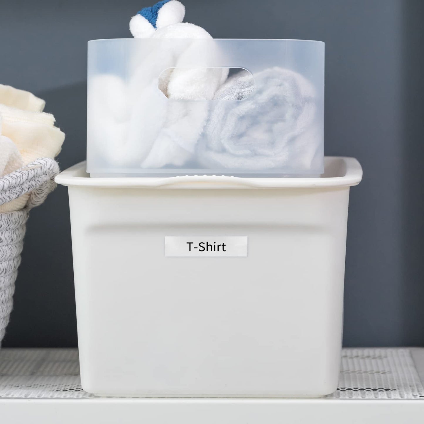 9mm Label Maker Tape TZe-221 Compatible with Brother PT-D210 PTH110 PT-H200bp PT-D200 PT-1880 Tape 3/8 Inch TZ Tze Tape TZe221 P Touch Label Tape Label Maker Tape Refills 9 mm, 5 Pack