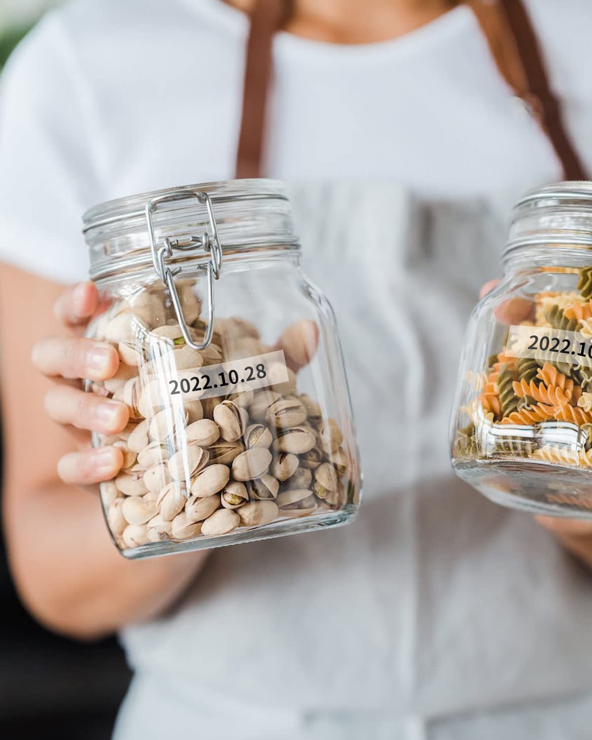 Oozmas Clear Schriftbänder Kompatibel mit Brother P touch TZe-131 Schwarz auf Transparent Tape Cassette 12mm x 8m, Durchsichtig Etikettenband Kompatibel mit Brother P-touch H107B H105 D400 D410