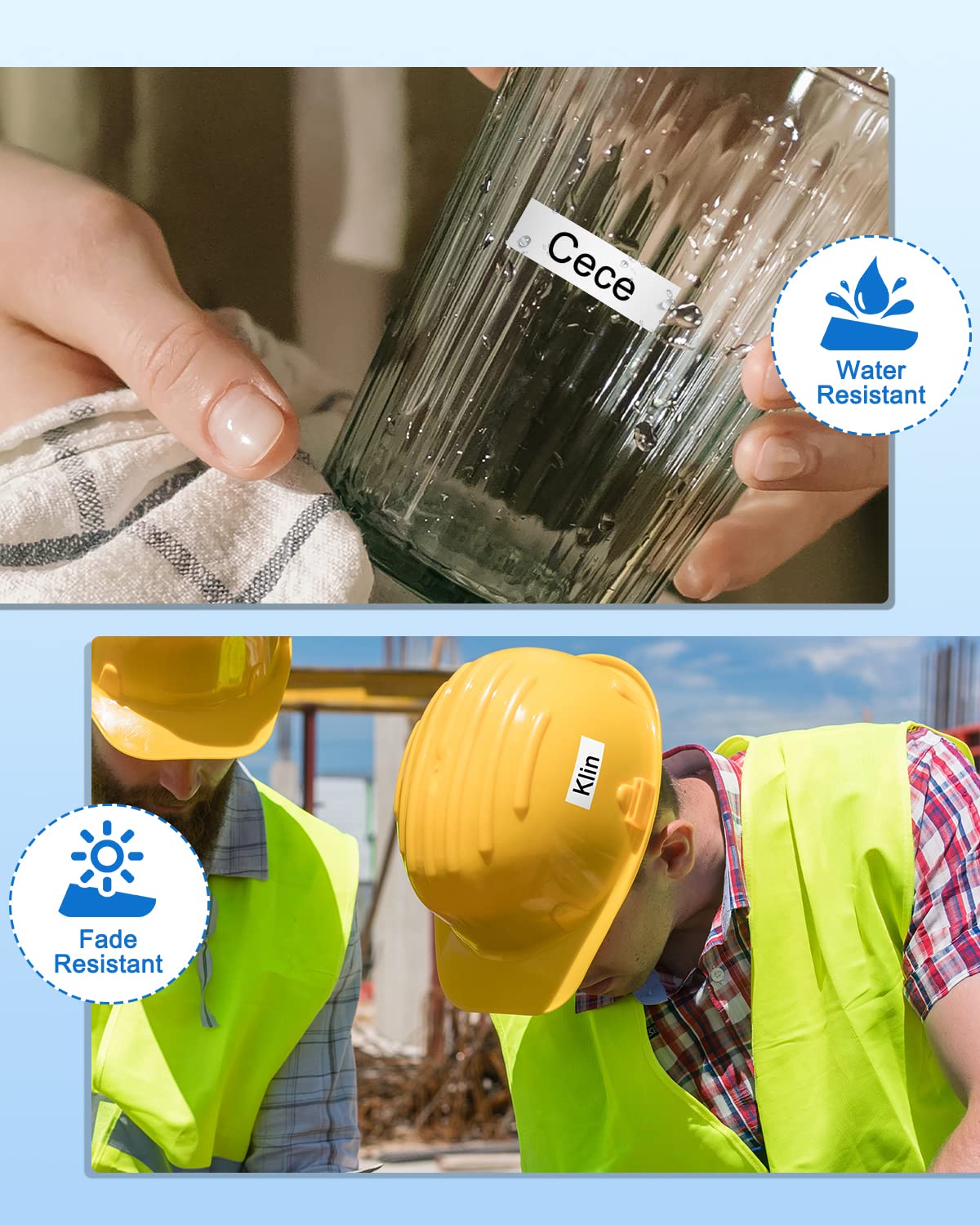 9mm Label Maker Tape TZe-221 Compatible with Brother PT-D210 PTH110 PT-H200bp PT-D200 PT-1880 Tape 3/8 Inch TZ Tze Tape TZe221 P Touch Label Tape Label Maker Tape Refills 9 mm, 5 Pack