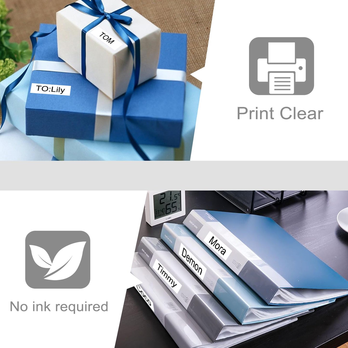 M-K231 MK231 Replacement for Brother P-Touch Label Tape M Tape 12mm 0.47 Inch M-k231s Ptouch 12 mm Tape for PTM95, PT70, PT80, PT-90, Black on White Label Tape, 1/2 Inch, 2 Pack