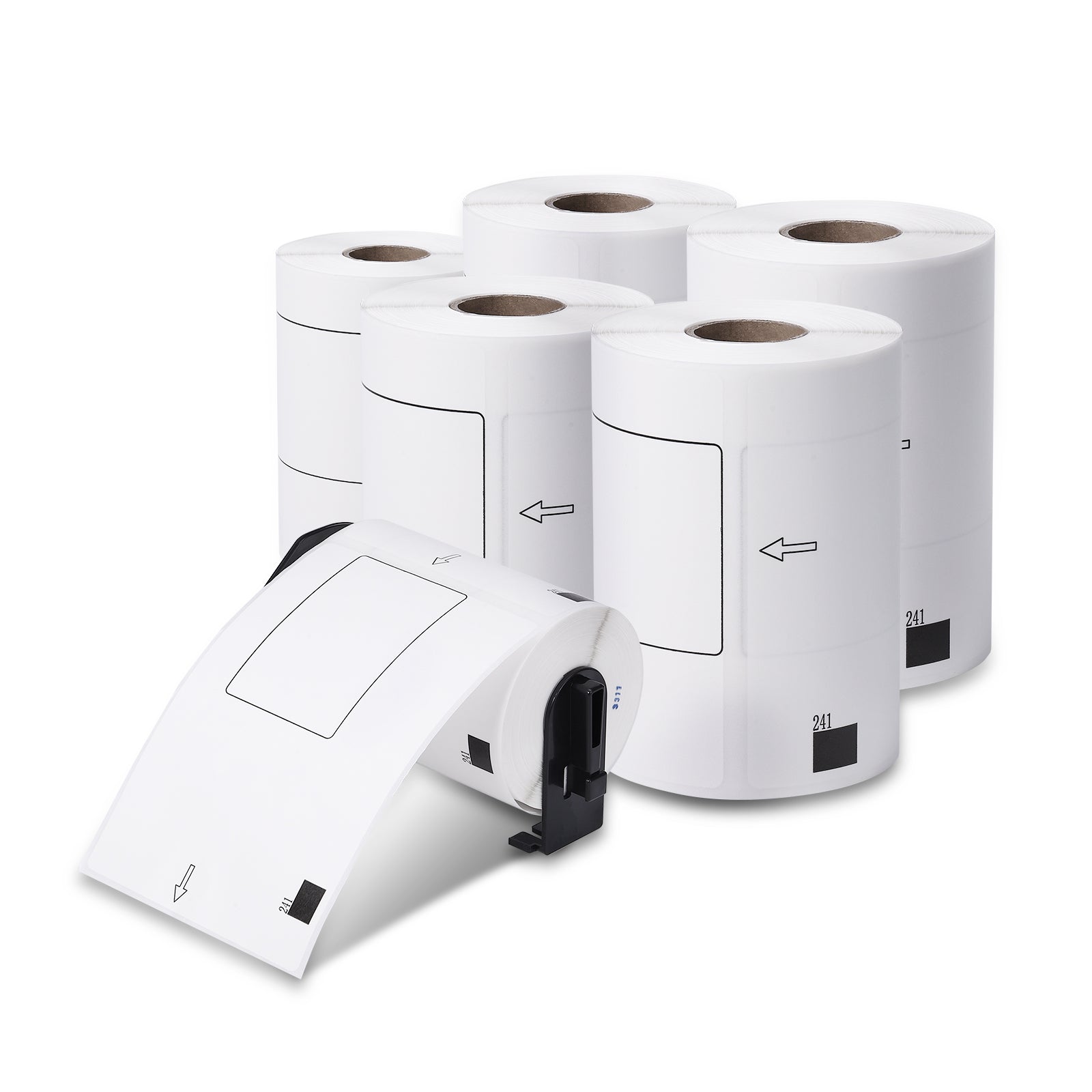 Molabel 10 Rollen Versandetiketten DK-11241 – 102x152 Mm, 1200 Etiketten, Inkl. 2 Halter & Schraubendreher – Für Brother QL-Drucker DK-11241 Versandetiketten 102x152mm Molabel 10 Rollen Versandetiketten DK-11241 – 102x152 Mm, 1200 Etiketten, Inkl. 2 Halter & Schraubendreher – Für Brother QL-Drucker DK-11241 Versandetiketten 102x152mm